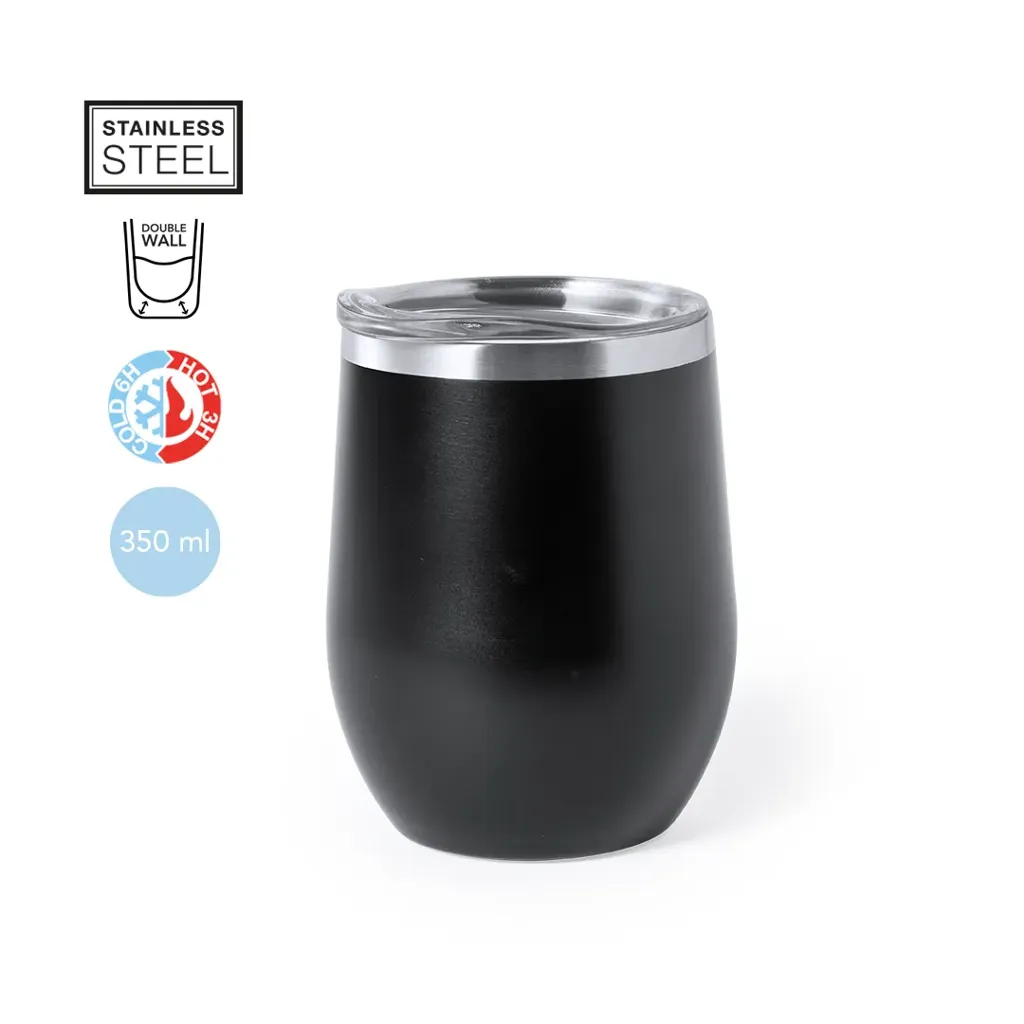 1047 Vaso Térmico Bobby Negro