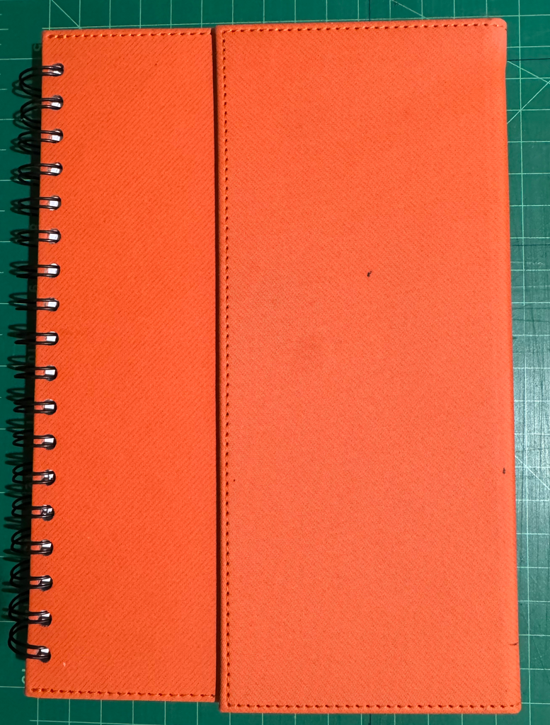 IEW1 NoteBook Premium NARANAJA Con Solapa