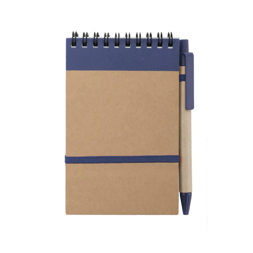 [3190AMA] 3190 Libreta Ecocard Azul Marino